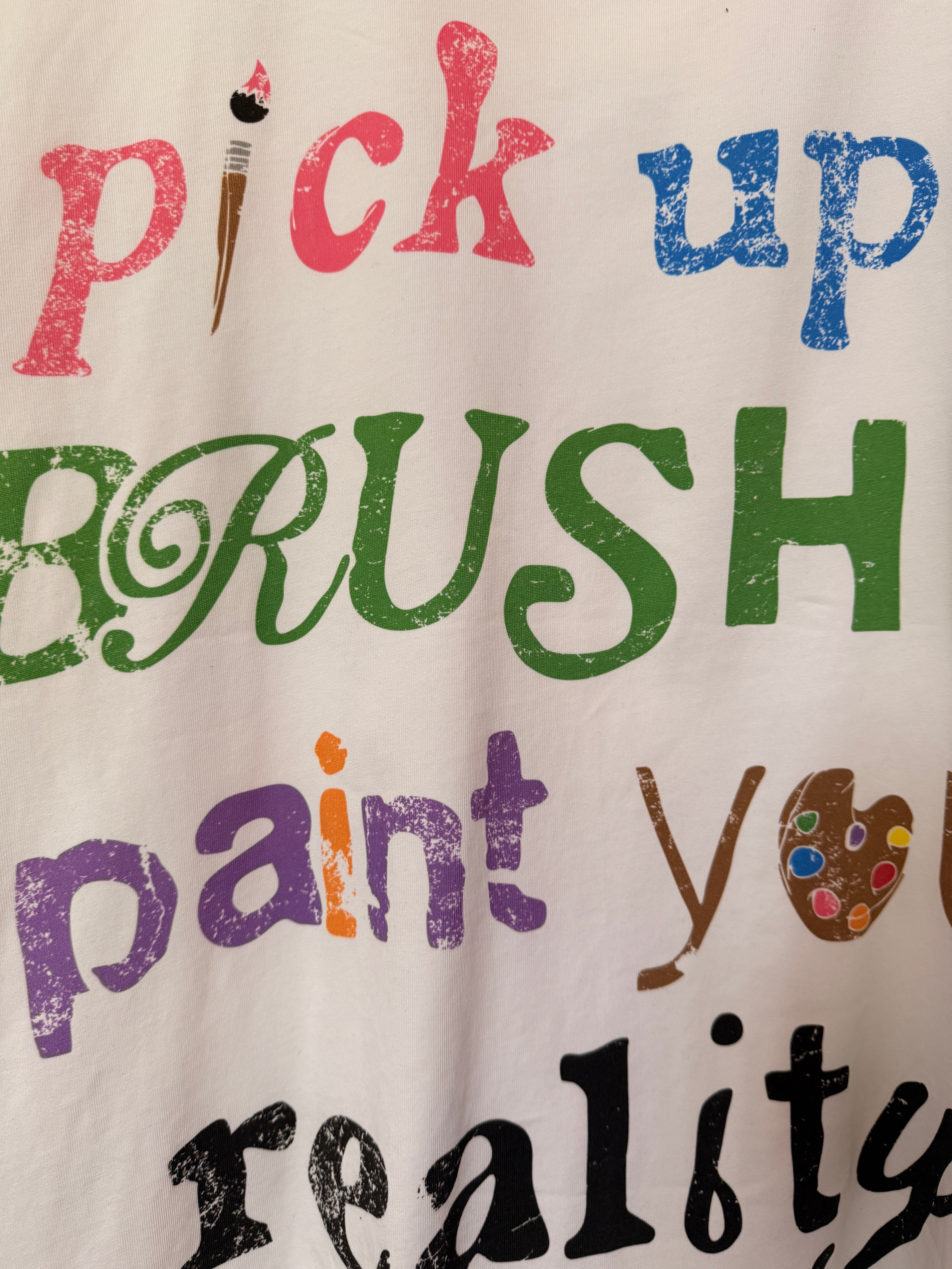 reality tee wht