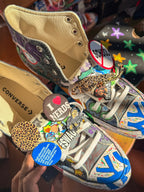 grey yakeeecaps converse (high top)