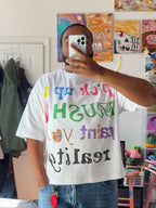 reality tee wht