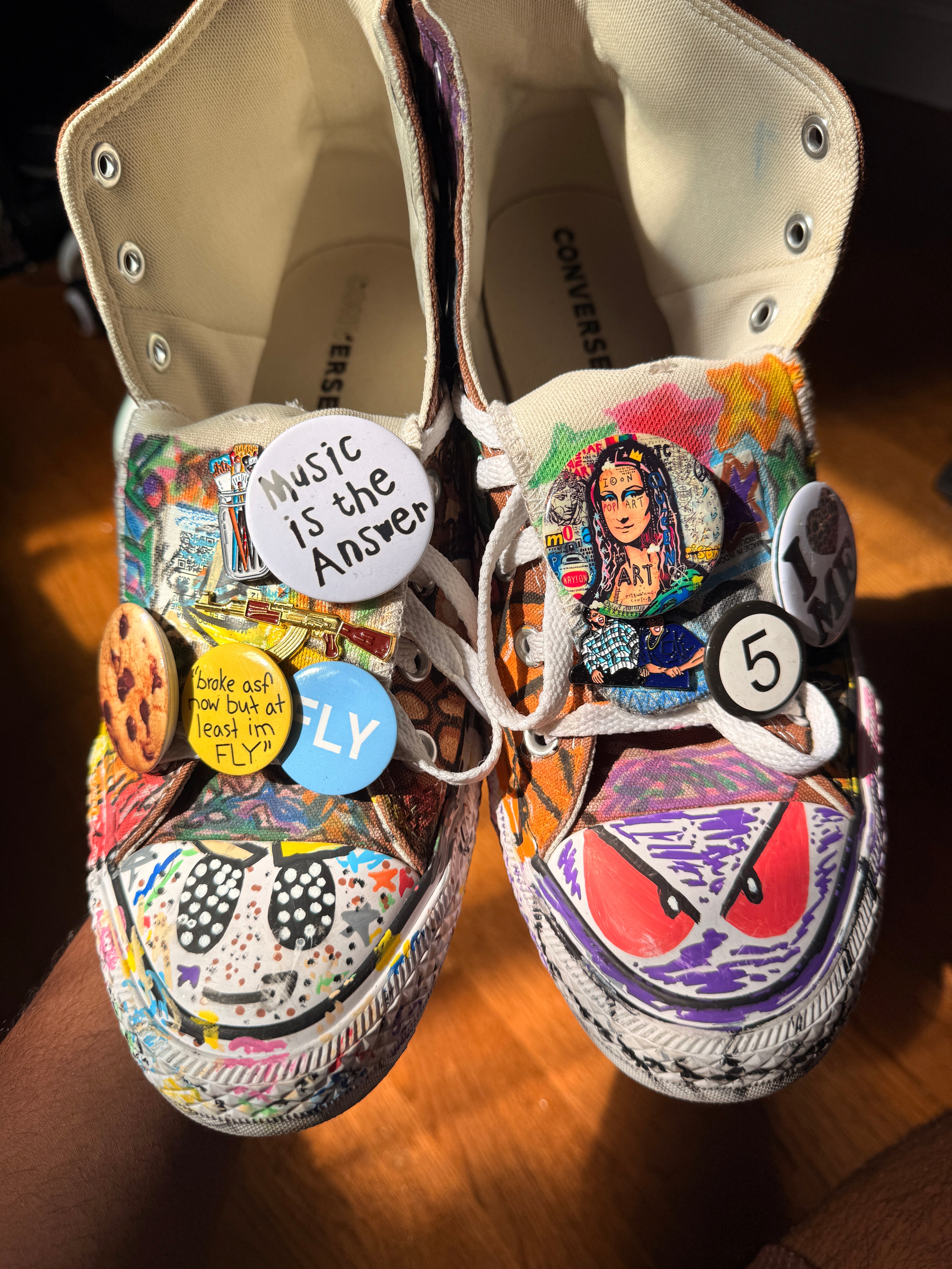 1 of 1 custom converse (high top)