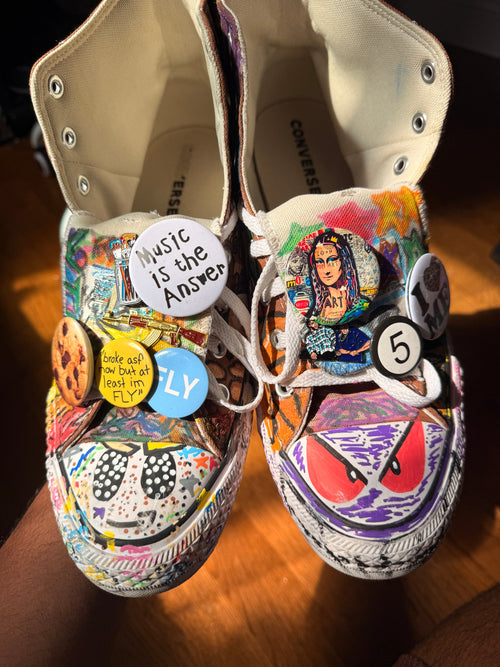 1 of 1 custom converse (high top)