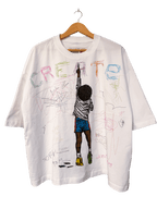 draw on walls tee wht