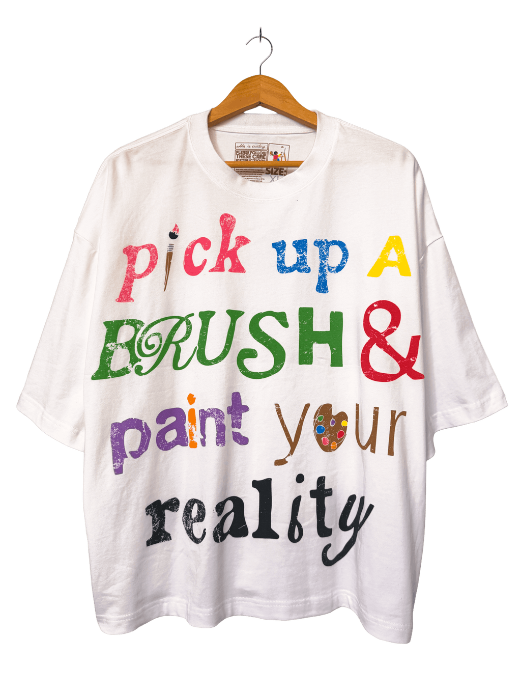 reality tee wht